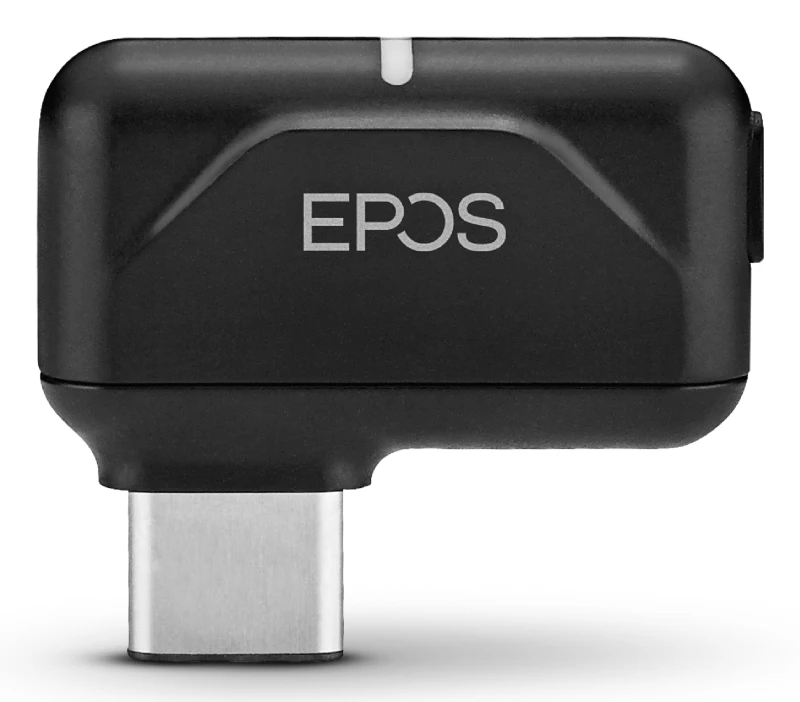 Image of Epos EPOS BTD 800 USB-C USB Type-C A2DP 25 m 2.4 - 2.4 GHz Black All EPOS Bluetooth headsets & speakerphones 1000206