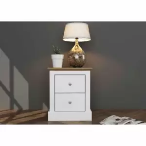 Image of LPD Devon Bedside Cabinet White