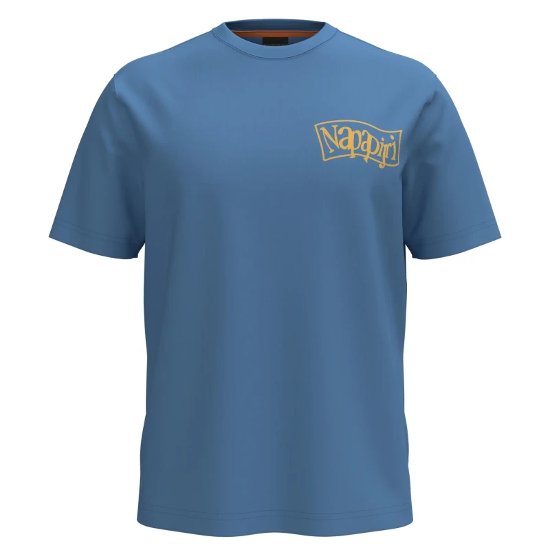 Image of T-Shirt Napapijri S-Elior Bleu Male L