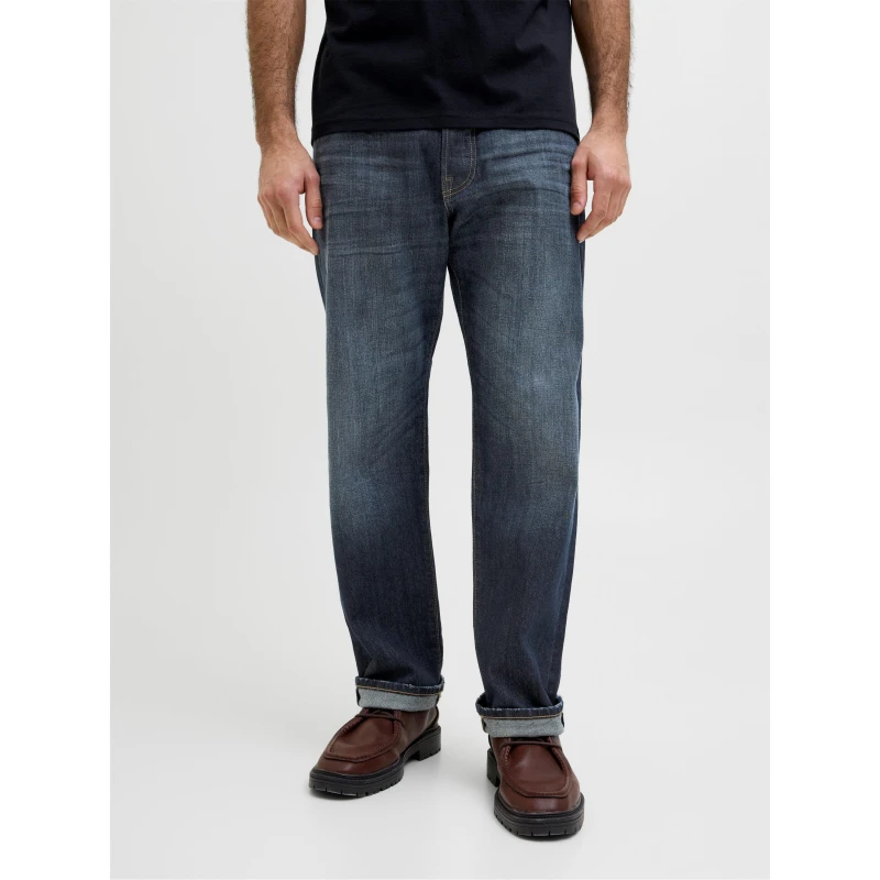 Image of Jack and Jones Mens Relaxed Jeans Dark Denim male 30W R
