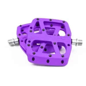 Image of e*thirteen Base Flat Pedal Eggplant 9/16"
