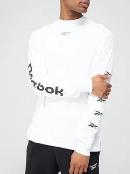 Image of Reebok Myt Long Sleeve T-Shirt - White