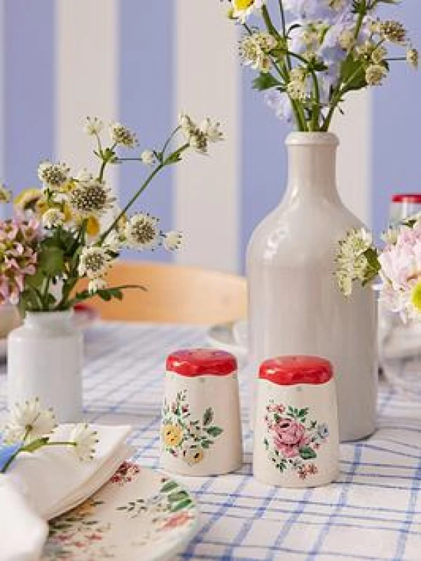 Image of Cath Kidston Feels Like Home Salt & Pepper Shakers Red ONE SIZE