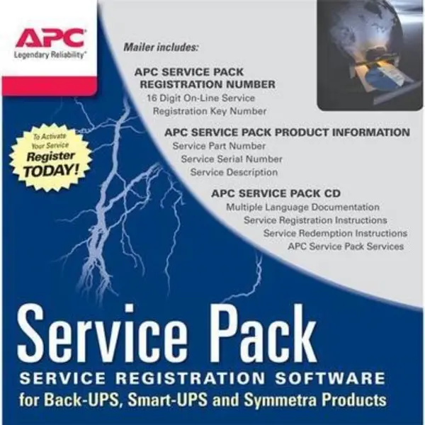 Image of APC Extended warranty Service Pack - technical support - 3 years WBEXTWAR3YR-SP-04