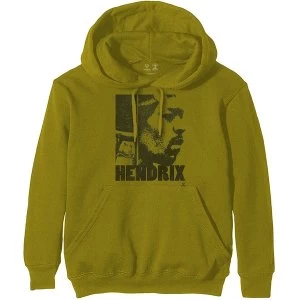 Image of Jimi Hendrix - Let Me Live Unisex X-Large Hoodie - Green
