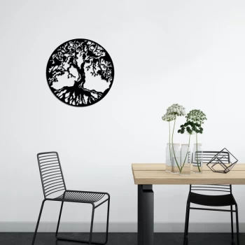 Image of Tree - Black Decorative Metal Wall Accessory