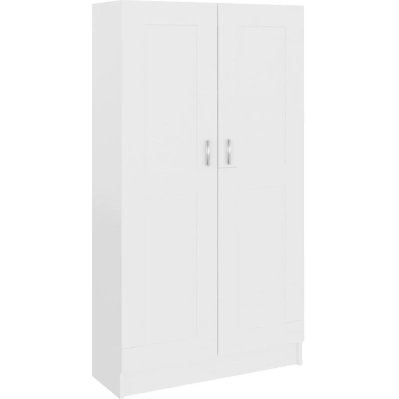 Image of VIDAXL Book Cabinet White 82.5x30.5x150cm Engineered Wood Vidaxl 8720286134054