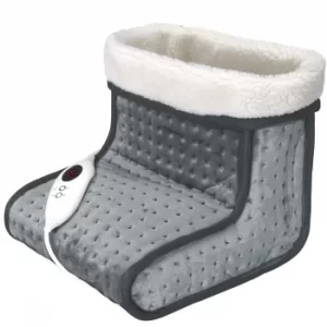 Image of Electric Foot Warmer Grey 6 Heat Settings 100W