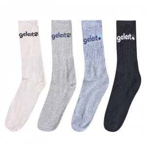 Image of Gelert Walking Boot Socks 4 Pack Mens - Grey