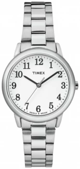Image of Timex Ladies Silver Colour Easy Reader Bracelet Watch