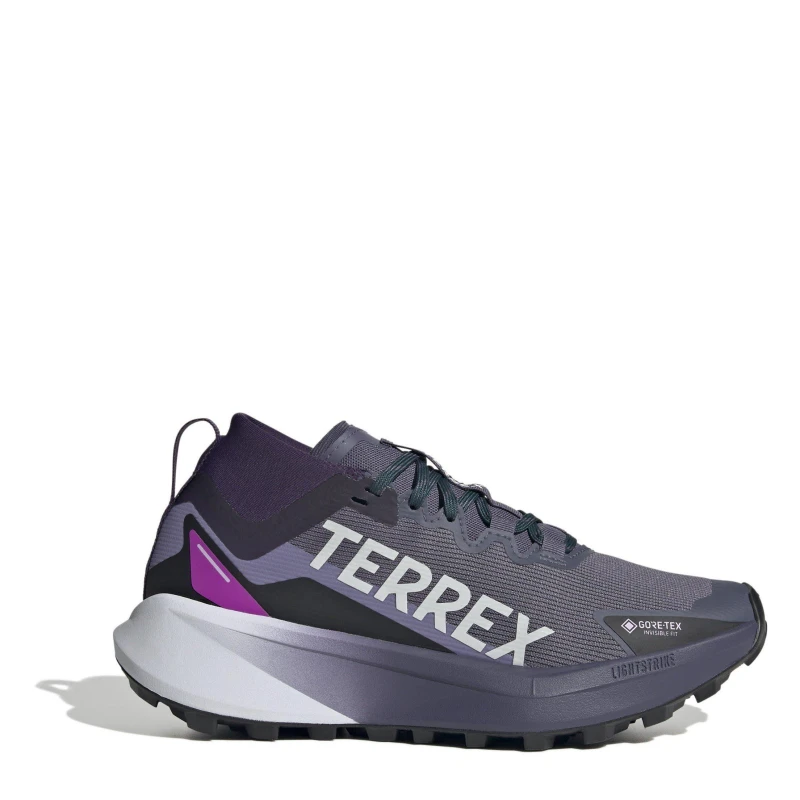 Image of Womens trail running shoes adidas Terrex Agravic GTX Violet Female 42