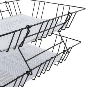 Image of Wire Letter Tray Risers Pack of 2 777