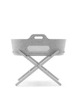 Image of Snuz SnuzBaskit Moses Basket & Grey Stand Set - Light Grey