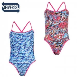 Image of Speedo Flip Reversible Swimsuit Ladies - Pink/Blue