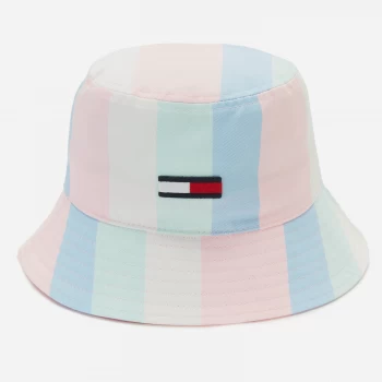 Image of Tommy Jeans Womens TJW Pastel Bucket Hat - Romantic Pink