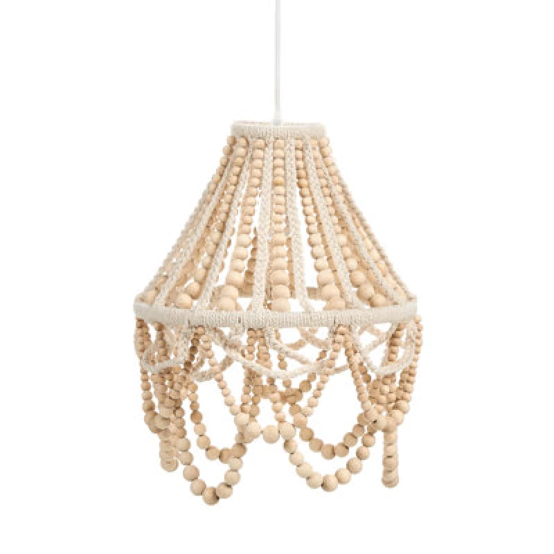 Image of Beliani Chandelier Menik Wood Light Brown