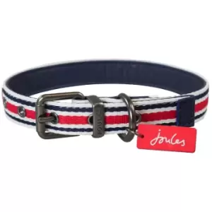 Image of Joules Red Coastal Dog Collar Small
