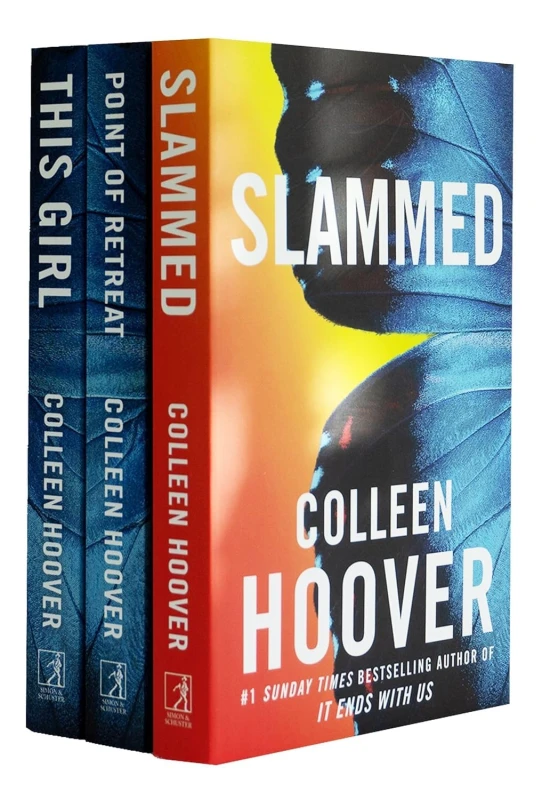 Image of Colleen Hoover Slammed Series Three Book Collection Featuring Slammed Point of Retreat and This Girl Colleen Hoover Books