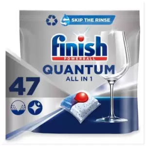 Image of Finish Quantum All-in-One Regular Dishwasher Tablets 47 Pack