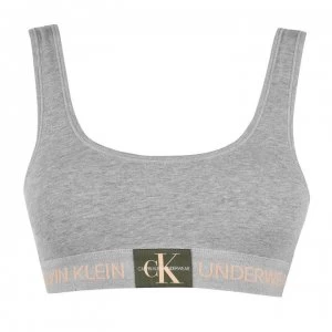 Image of Calvin Klein Calvin Bralette - Grey/Citrus