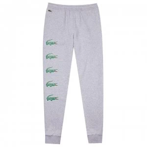 Image of Lacoste Leg Croc Jogging Pants - Silv Chine CCA