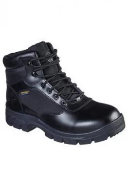 Image of Skechers Safety Wascana Work Boots - Black, Size 11, Men