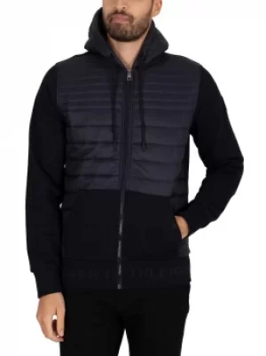 Image of Jacquard Mixed Media Jacket