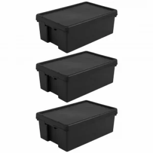 Image of Wham Upcycled Box 36L Set of 4 Plastic