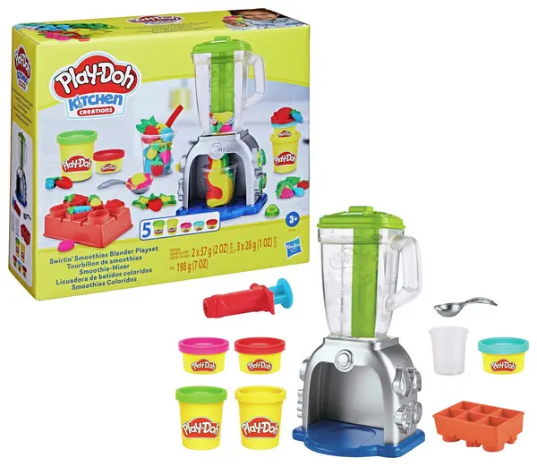 Image of Play-Doh Swirlin Smoothies Blender Playset