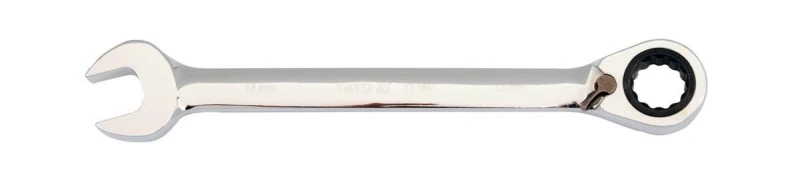 Image of YATO YT-1673 Ratchet Ring Open-ended Spanner Spanner Size: 32, Length: 420mm, Number of tools: 1 Chrome Vanadium Steel Ratchet Ring Open-ended Spanner