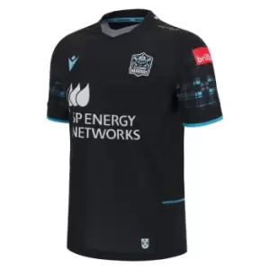 Image of Macron Glasgow Warriors 23/24 Home Rugby Shirt - Blue