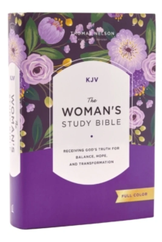 Image of KJV, The Woman's Study Bible, Hardcover, Red Letter, Full-Color Edition, Comfort Print : Receiving God's Truth for Balance, Hope, and Transformation H