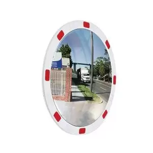 Image of Premium Reflective Circular Traffic Mirror 600mm Diameter with Fixings