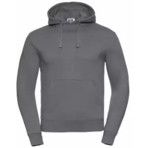 Image of Russell Mens Authentic Hooded Sweatshirt / Hoodie (XS) (Convoy Grey)