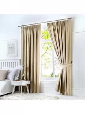 Image of Fusion Dijon Pencil Pleat Curtains