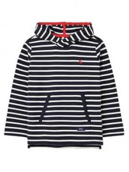 Image of Joules Boys Astbury Striped Hoodie - Navy