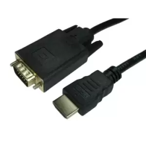 Image of Cables Direct 77HDMI-VGCAB022 video cable adapter 1.8 m HDMI VGA (D-Sub) Black