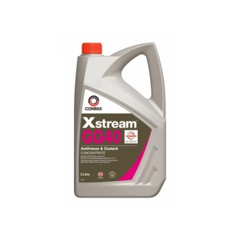 Image of Xstream GG40 Antifreeze & Coolant - Concentrated - 5 Litre - XSGG405L - Comma