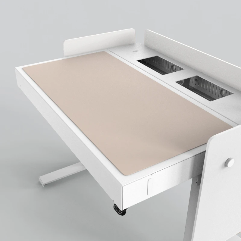 Image of Heckler Design H922-4185 desk pad Linoleum Cream