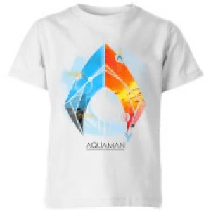Image of Aquaman Back To The Beach Kids T-Shirt - White - 7-8 Years - White