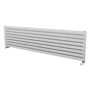 Image of Ximax Champion Duplex Satin White Horizontal Designer Radiator, (W)1800mm X (H)468mm
