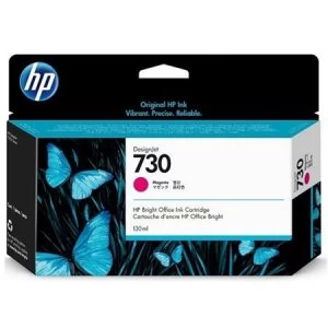 Image of HP 730 Magenta Ink Cartridge 130ml