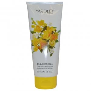 Image of Yardley English Freesia Exfoliating Body Scrub 200ml Gommage pour le Corps