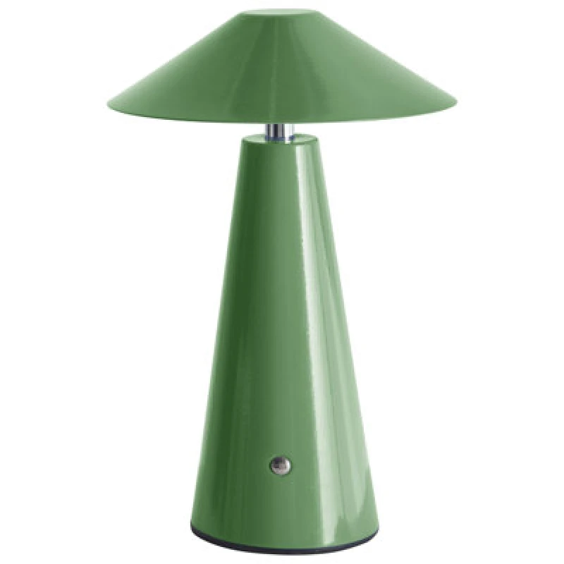 Image of Beliani Wireless LED Table Lamp Apayao With Dimmer Metal Green
