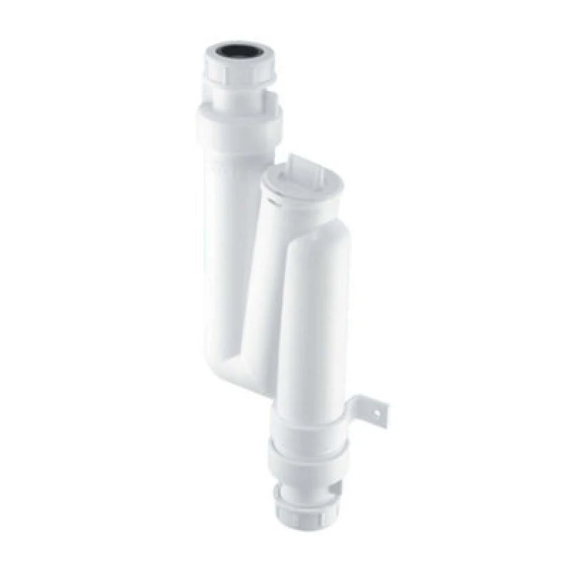 Image of McAlpine OBT1-CO 19/23mm Inlet and Outlet x 75mm Water Seal Multifit Outlet Offset Trap White