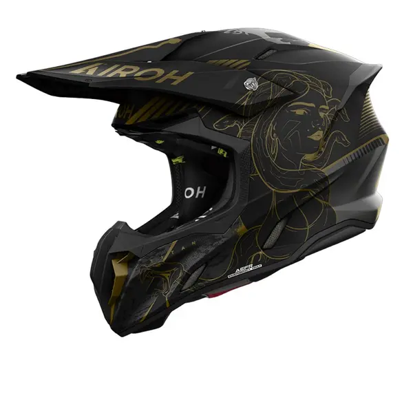 Image of Airoh Twist 3 Titan Matt Offroad Helmet Size L
