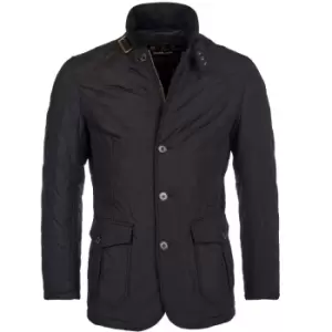 Image of Barbour Lutz Quilted Jacket Black Small