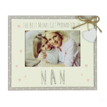 Image of 6" x 4" - Love Life Photo Frame - Promoted to Nan