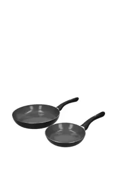 Image of Can-to-Pan Ceramic Non-Stick Pan Set with 2 Recycled Aluminium Frying Pans