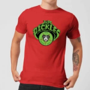 Image of Mr Pickles Logo Mens T-Shirt - Red - M